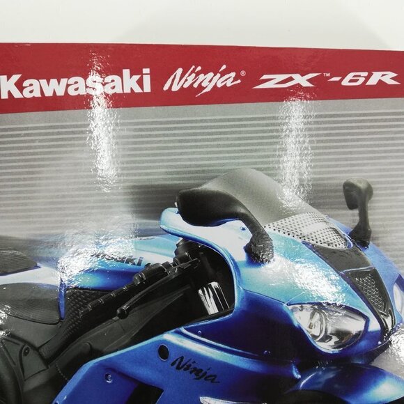 Maisto Assembly Line 1:12 KAWASAKI NINJA ZX-6R Metal Motorcycle Model Kit SEALED - Picture 3 of 7